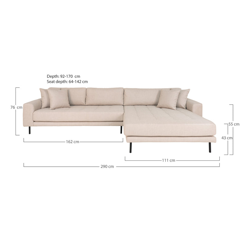 Lido Lounge soffa - Beige | 1301490 | Svetrend