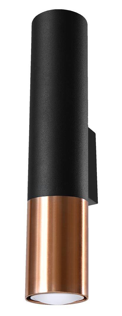 Vägglampa LOOPEZ Svart/copper | SL.0944 | Svetrend