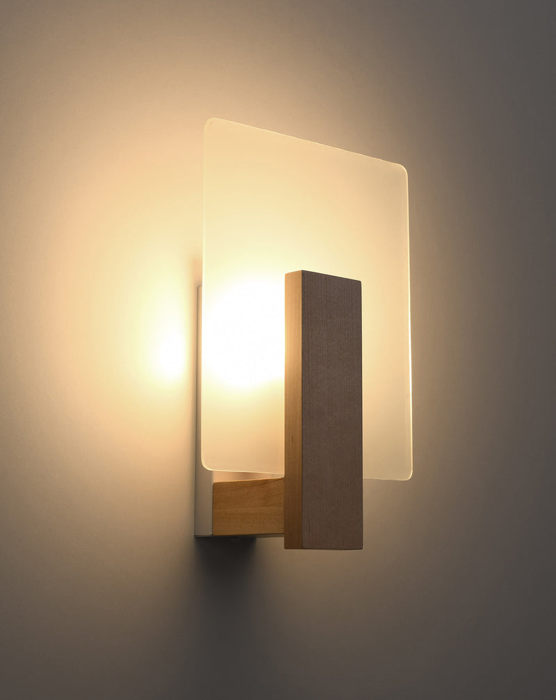 Vägglampa LAPPO natural wood | SL.1094 | Svetrend