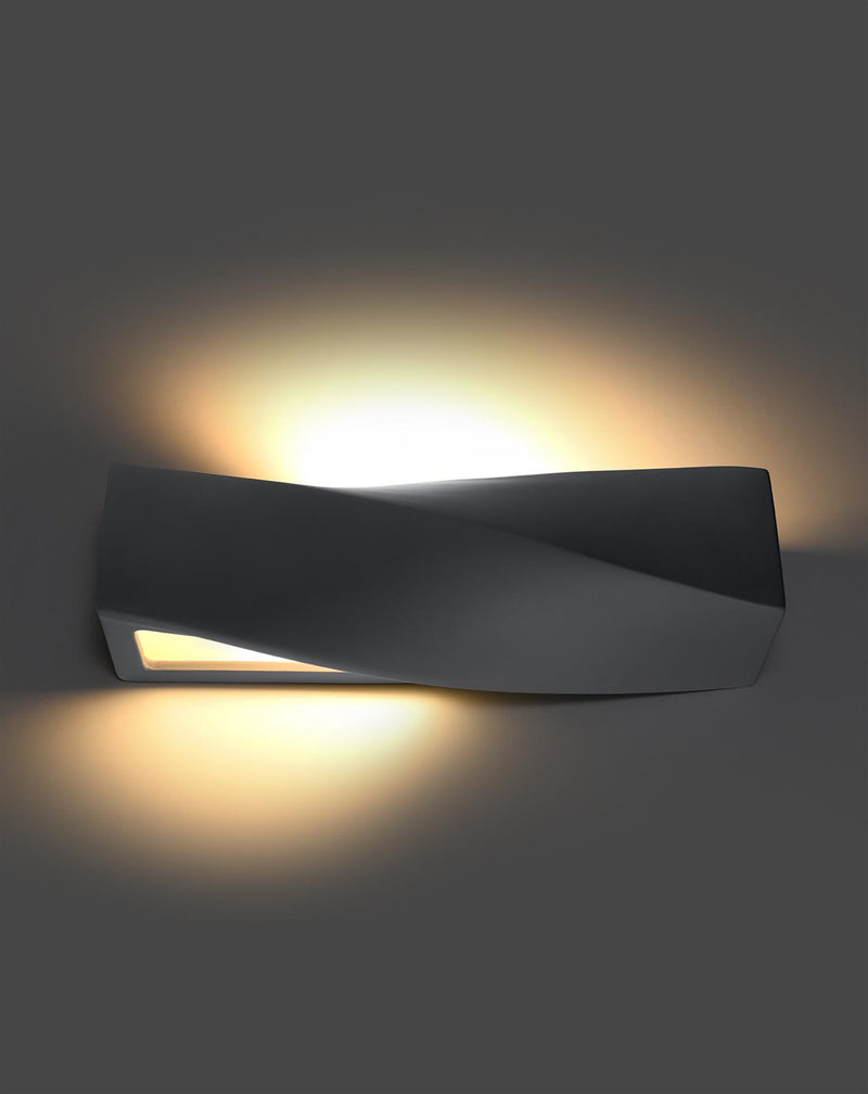 Vägglampa ceramic SIGMA grey | SL.0869 | Svetrend