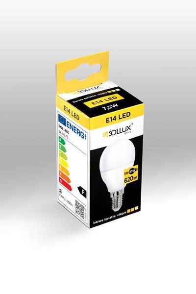 LED Glödlampa E14 3000K 7,5W 620lm | SL.0970 | Svetrend