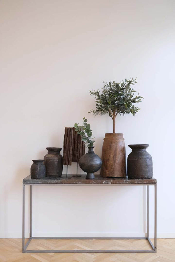 Houston raw console table