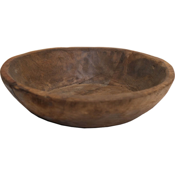 Woody old wooden bowl - medium