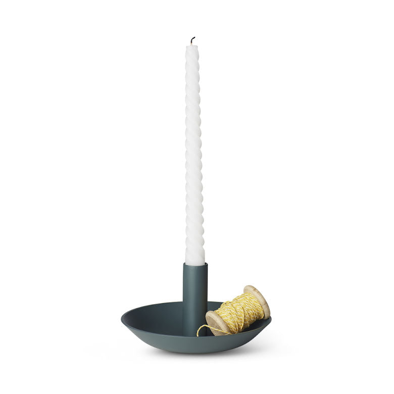 The Water Lily Ljusstake Ø15 cm Forest Green | SC7032 | Svetrend