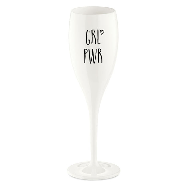 CHEERS Grl pwr, Champagneglas med print 6-pack 100ml | K3782525 | Svetrend