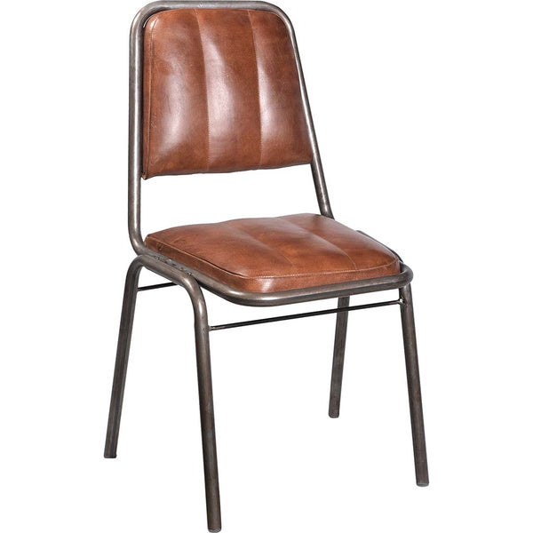 Brooklyn dining chair with leather