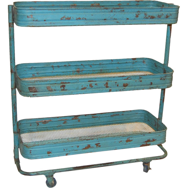 Vega trolley - antique blue