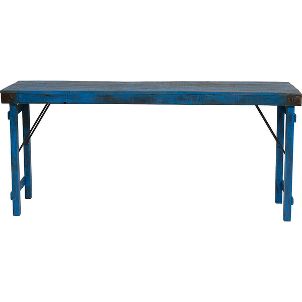Rohan original old console table - blue