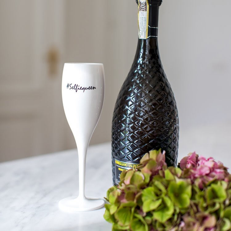 CHEERS Selfiequeen, Champagneglas med print 6-pack | K3438525 | Svetrend