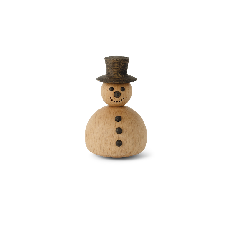 The Snowman Trädekoration 9,4 cm Bok/Ek | 2064-FSC | Svetrend