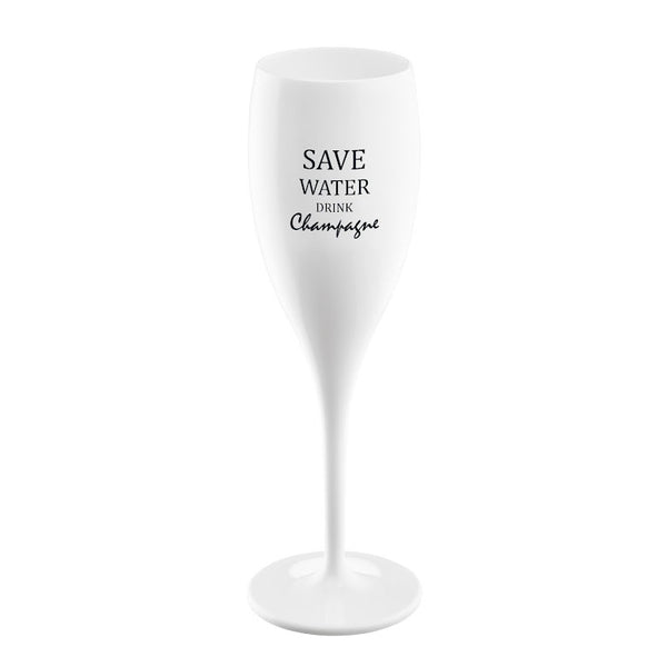 CHEERS Save water drink champagne, Champagneglas med print 6-pack | K3436525 | Svetrend