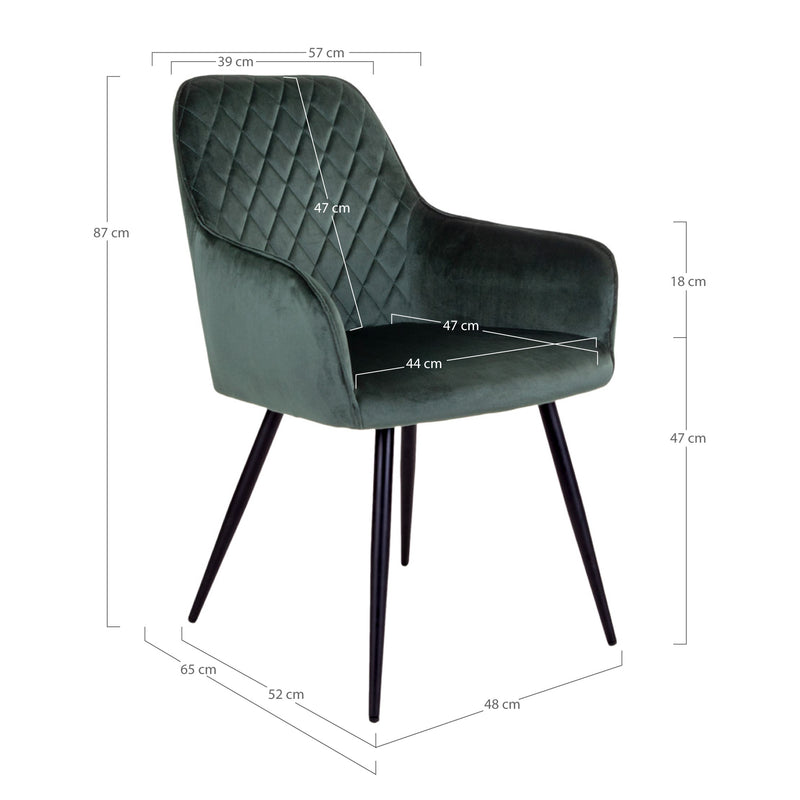 Harbo matstol - Grön | 1001155 | Svetrend