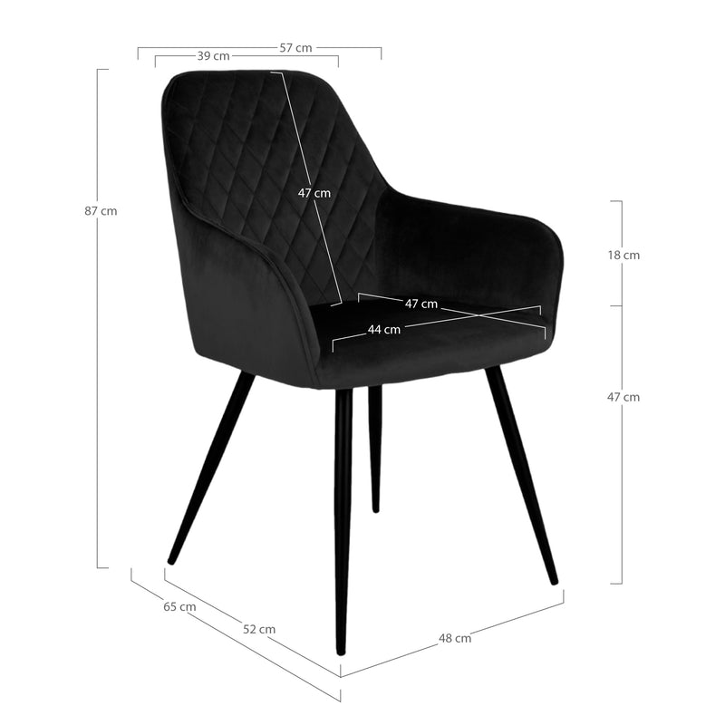Harbo matstol - Svart | 1001159 | Svetrend