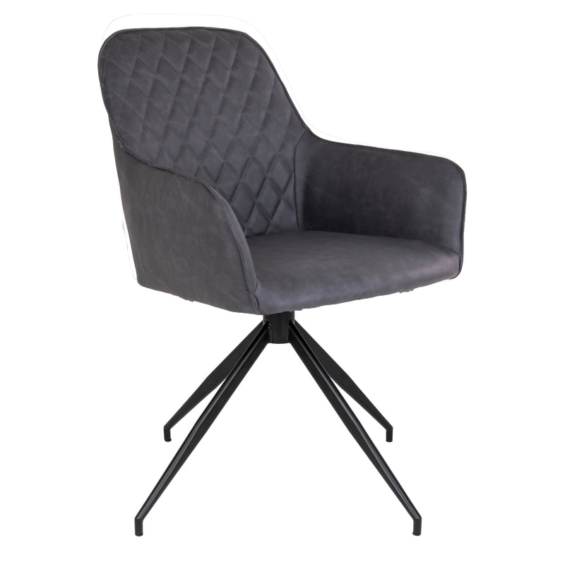 Harbo matstol / Snurrstol - Mörkgrå | 1001166 | Svetrend