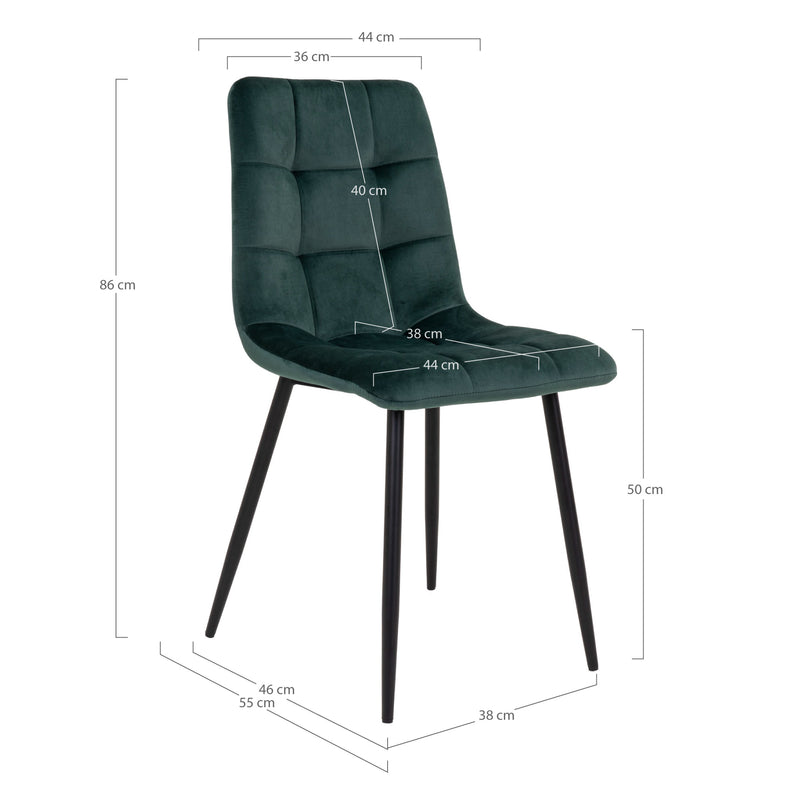 Middelfart matstol - Mörkgrön | 1001195 | Svetrend