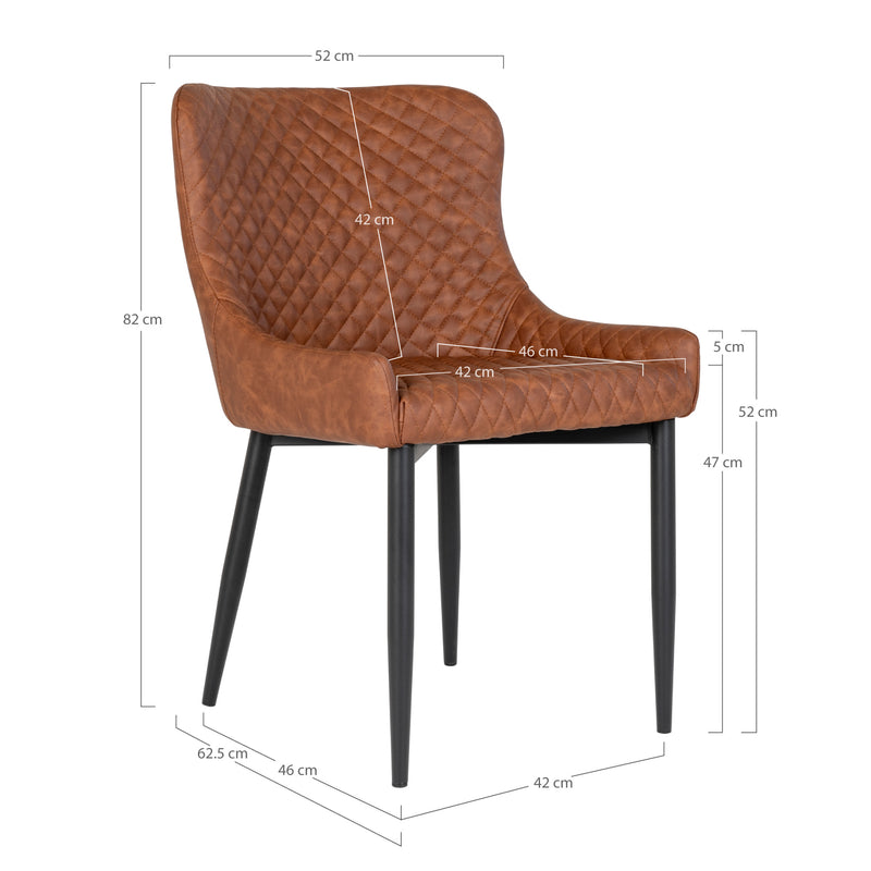 Boston matstol - Brun | 1001234 | Svetrend