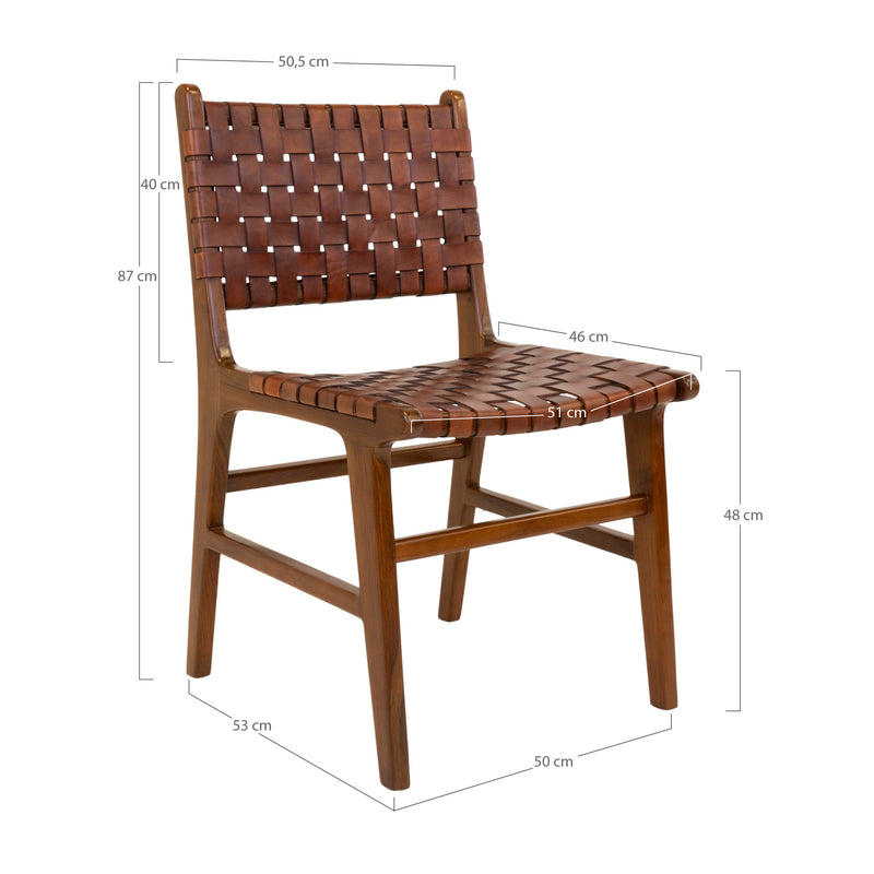 Perugia matstol - Brun | 1001451 | Svetrend