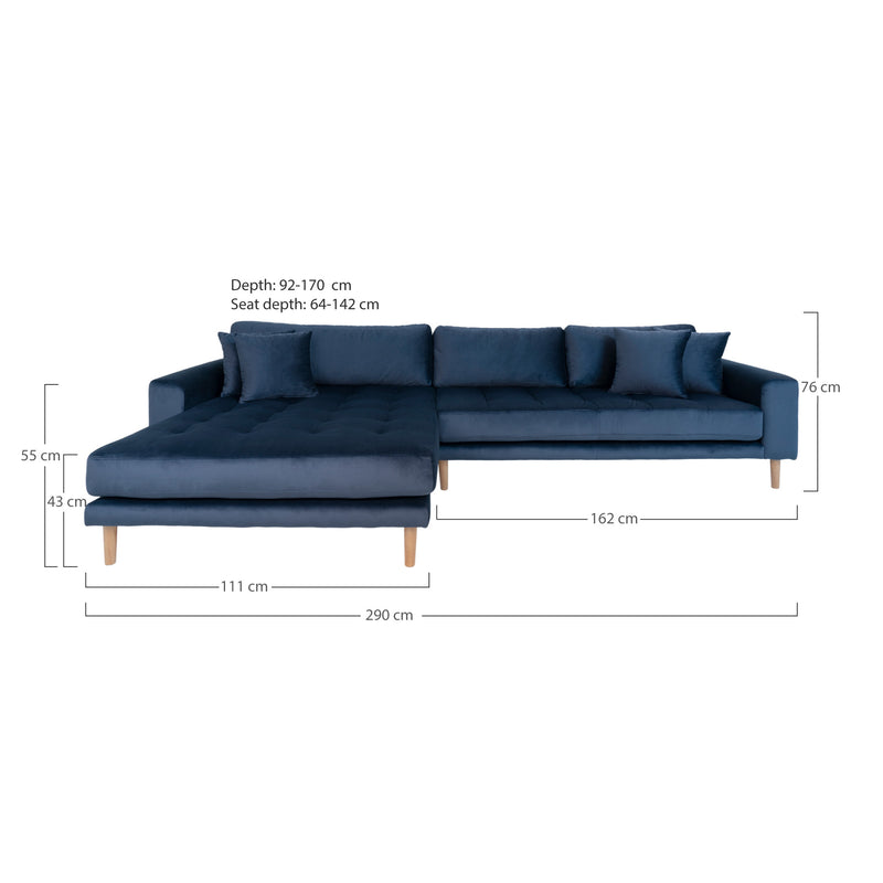 Lido Lounge soffa - Mörkblå | 1301193 | Svetrend