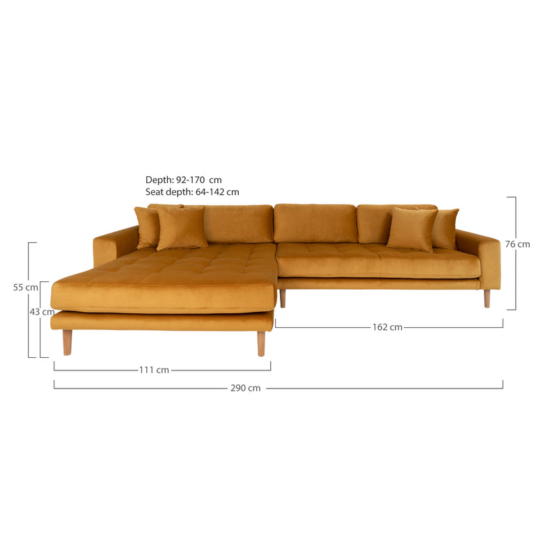 Lido Lounge soffa - Senap Gul | 1301194 | Svetrend