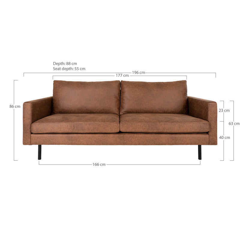 Malaga 2,5 sits soffa - Drak Brown | 1301400 | Svetrend
