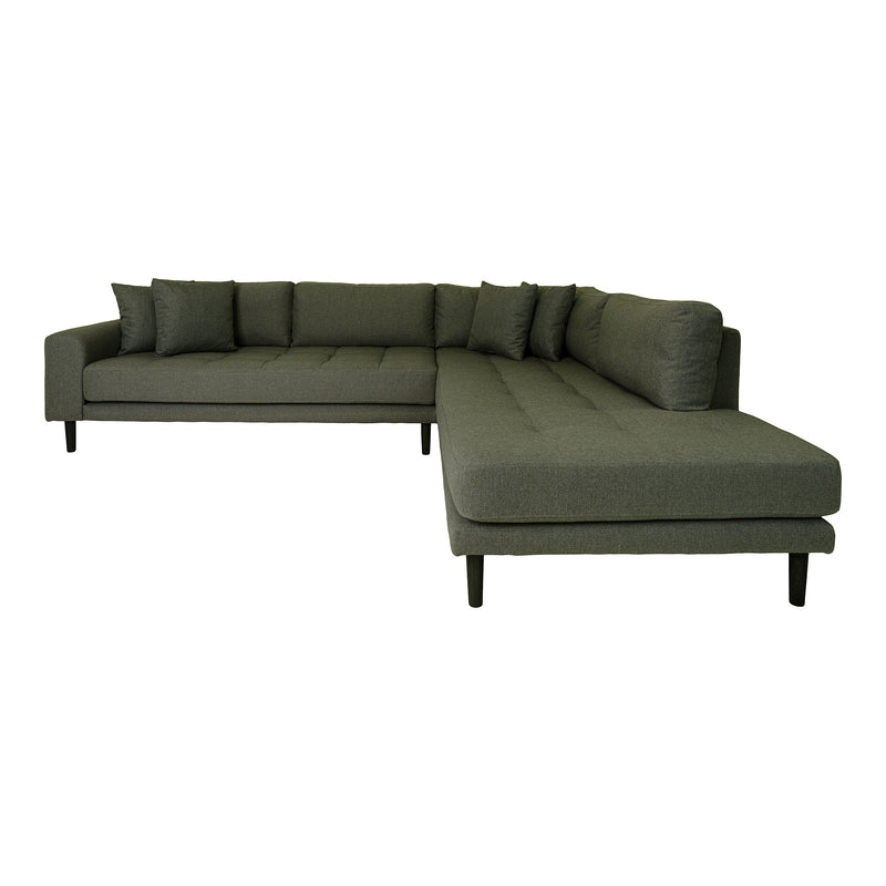 Lido hörnsoffa med öppen ände - Olivgrön | 1301406 | Svetrend