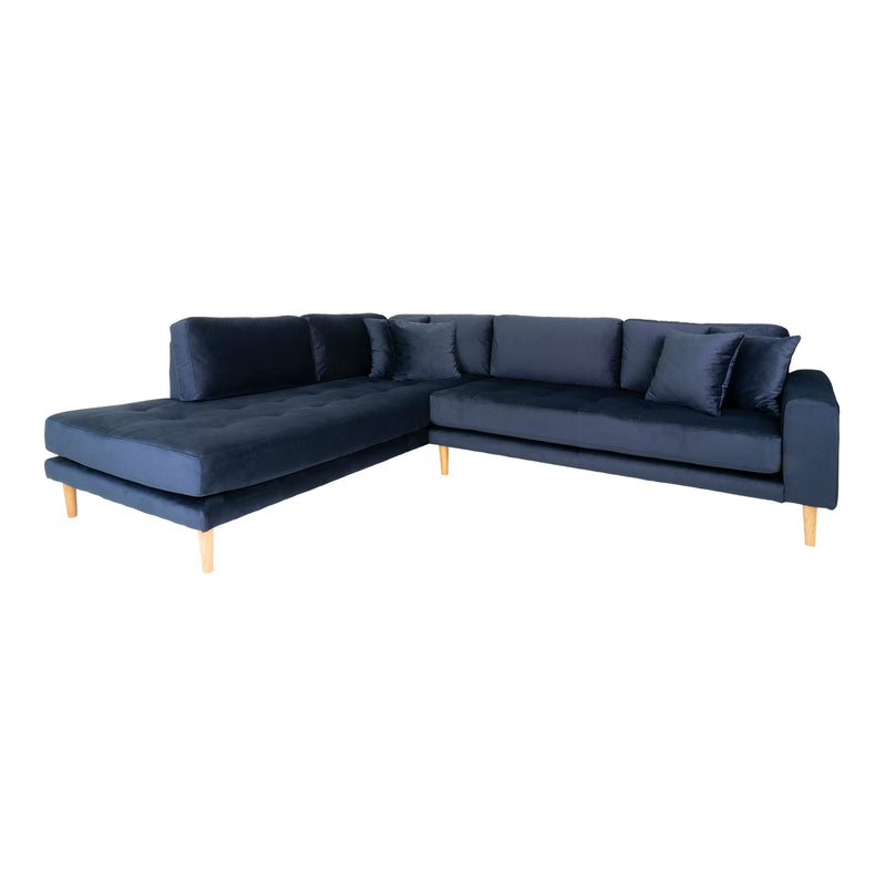 Lido hörnsoffa med öppen ände - Mörkblå | 1301413 | Svetrend