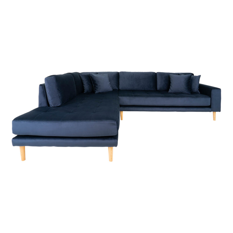 Lido hörnsoffa med öppen ände - Mörkblå | 1301413 | Svetrend