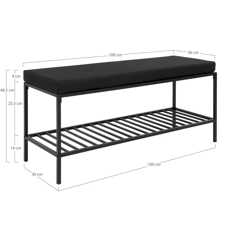 Vita bänk - Svart | 1401250 | Svetrend