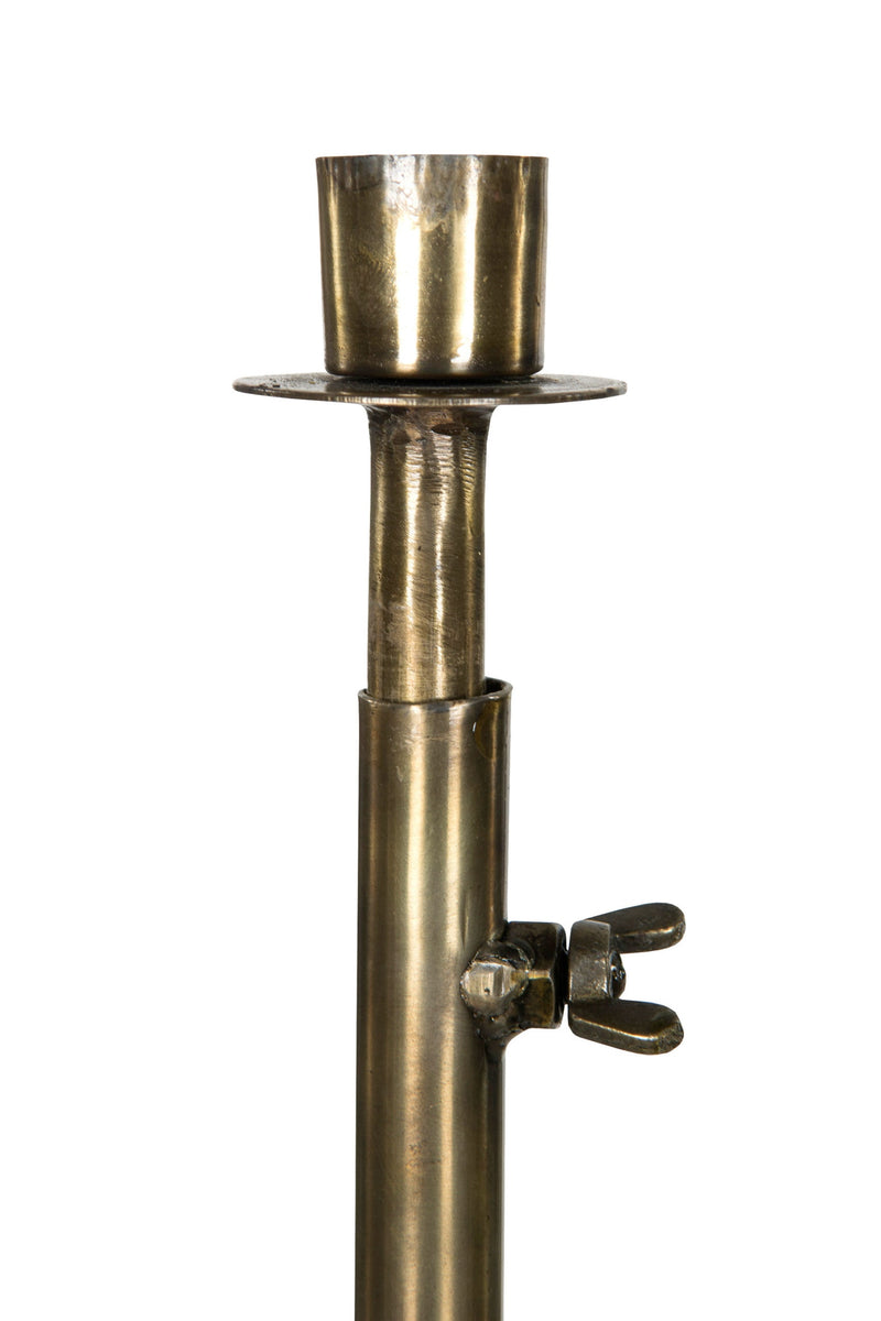 Ljusstake Reglerbar Antik Mässing 82-154cm | 15550 | Svetrend
