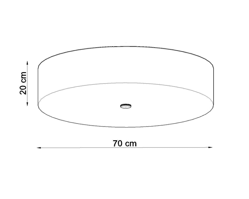 Taklampa SKALA 70 Svart | SL.0812 | Svetrend