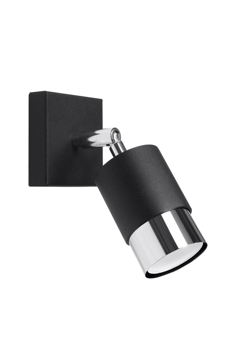 Vägglampa NERO Svart/chrome | SL.1064 | Svetrend