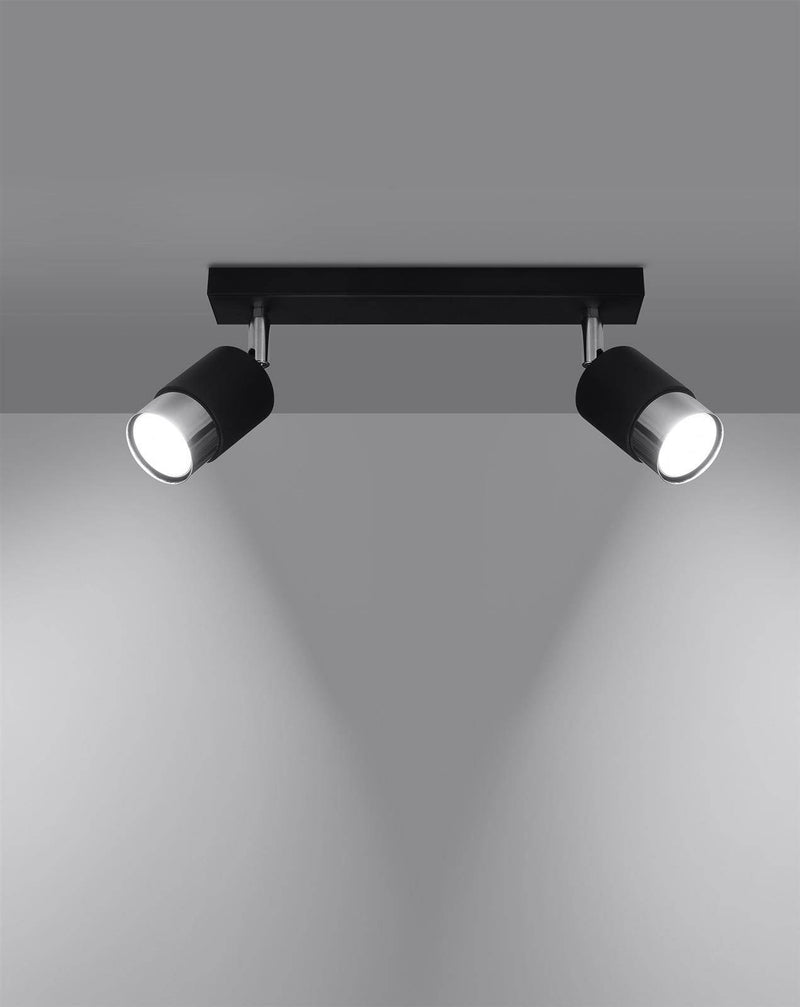 Taklampa NERO 2 Svart/chrome | SL.1065 | Svetrend