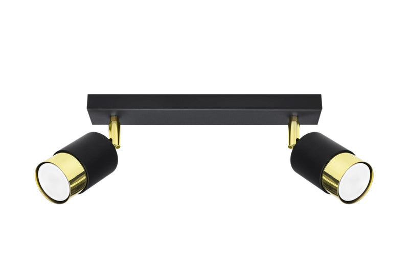 Taklampa NERO 2 Svart/golden | SL.1070 | Svetrend