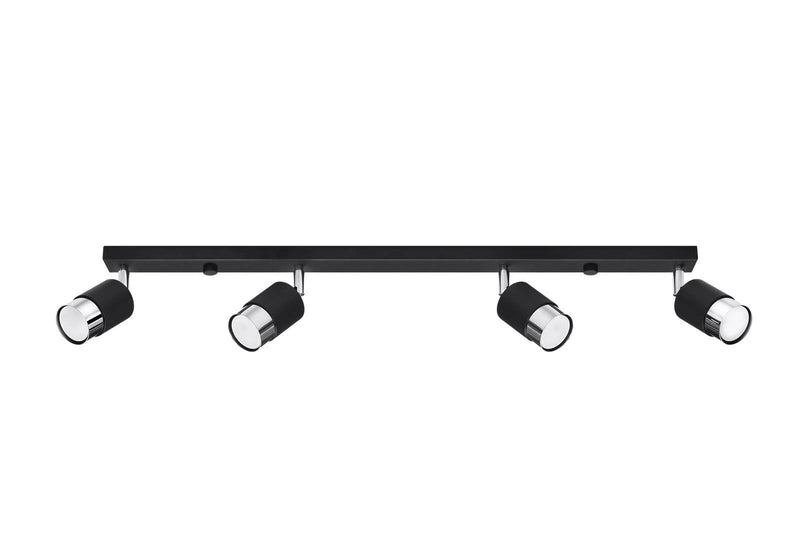 Taklampa NERO 4 Svart/chrome | SL.1067 | Svetrend