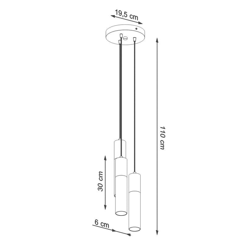 Taklampa BORGIO 3P Vit | SL.1080 | Svetrend