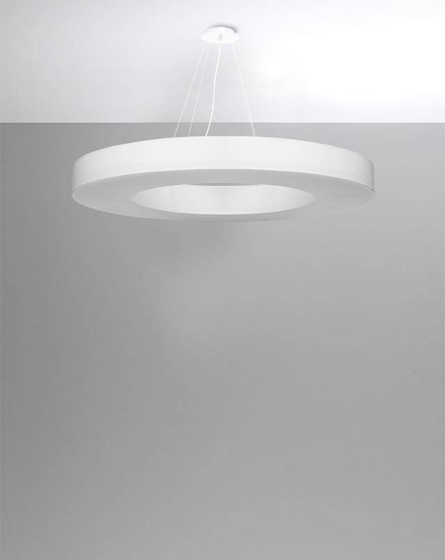 Ljuskrona SATURNO SLIM 90 Vit | SL.0797 | Svetrend