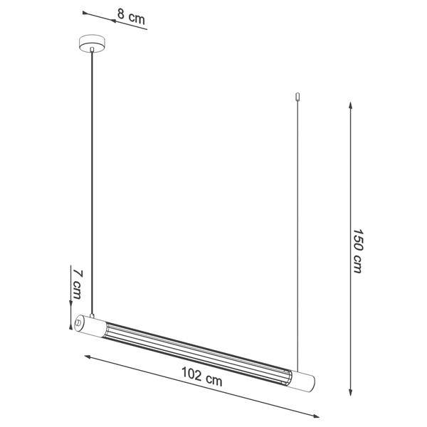 Taklampa VALO Svart | TH.008CZ | Svetrend