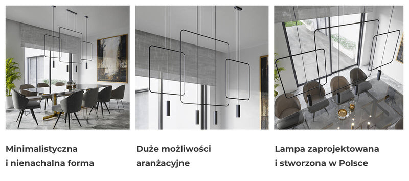 Taklampa RANA 2 Svart | TH.019CZ | Svetrend