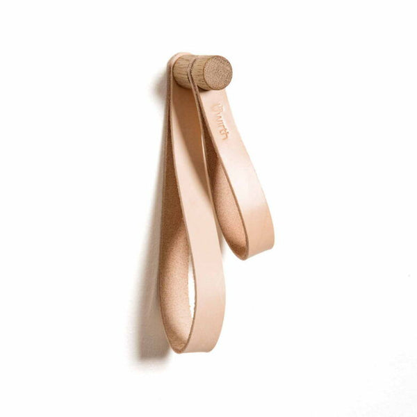 Double Loop Wall Hook 13 cm Natural