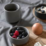 Serve Me Mug 7 cm Light Grey