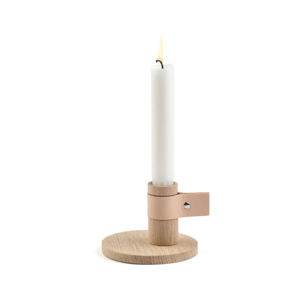 Bright Light Candlestick Small 10 cm Natural