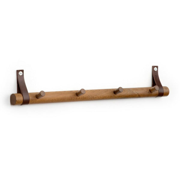 Rack 4 Dot Clothes hanger 51.5 cm Smoked Oak