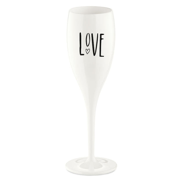 CHEERS Love, Champagneglas med print 6-pack 100ml | K3780525 | Svetrend