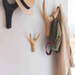 Nguni Heads Wall Mount Small 22 cm Natural