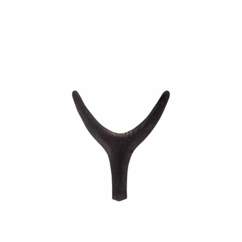 Nguni Heads Wall Mount Medium 45 cm Black