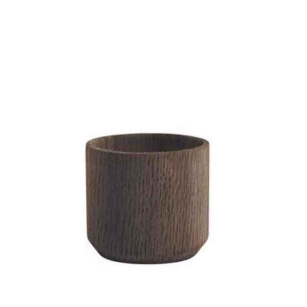 Egg Me Egg cup 4.3 cm Smoked Oak 2-pack