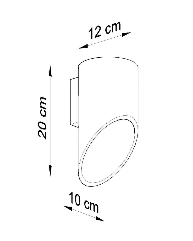 Vägglampa PENNE 20 Vit | SL.0107 | Svetrend