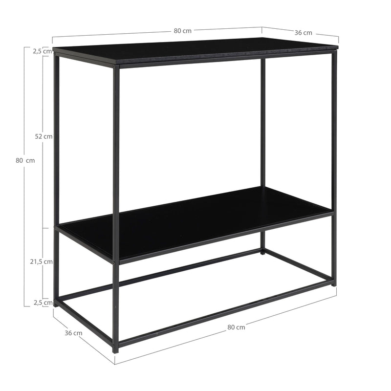 Vita konsolbord - Svart | 2301070 | Svetrend