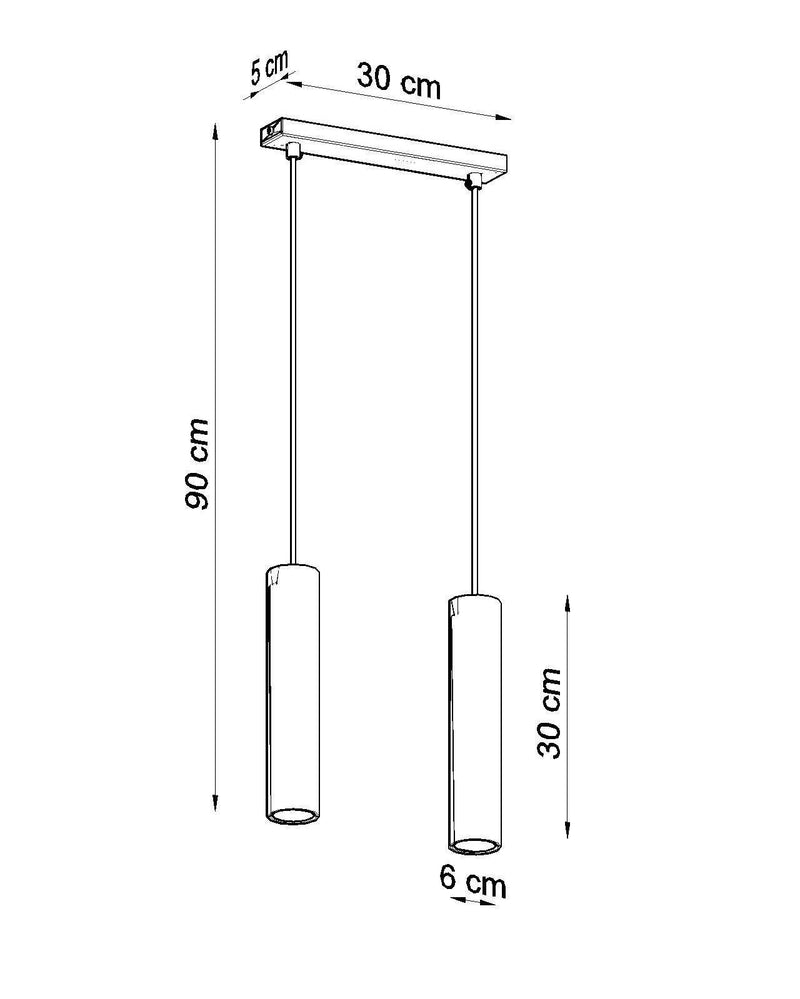 Taklampa LAGOS 2 Vit | SL.0324 | Svetrend