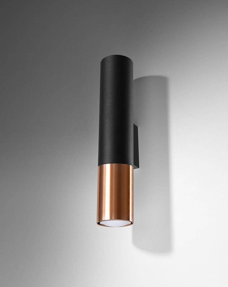 Vägglampa LOOPEZ Svart/copper | SL.0944 | Svetrend